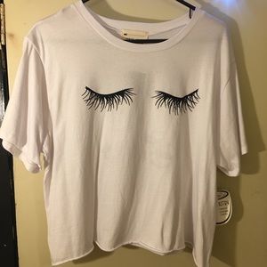 “WANT TO SLEEP” Crop Top